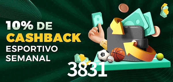 10% de bônus de cashback na 3831